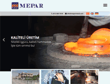 Tablet Screenshot of meparmetal.com
